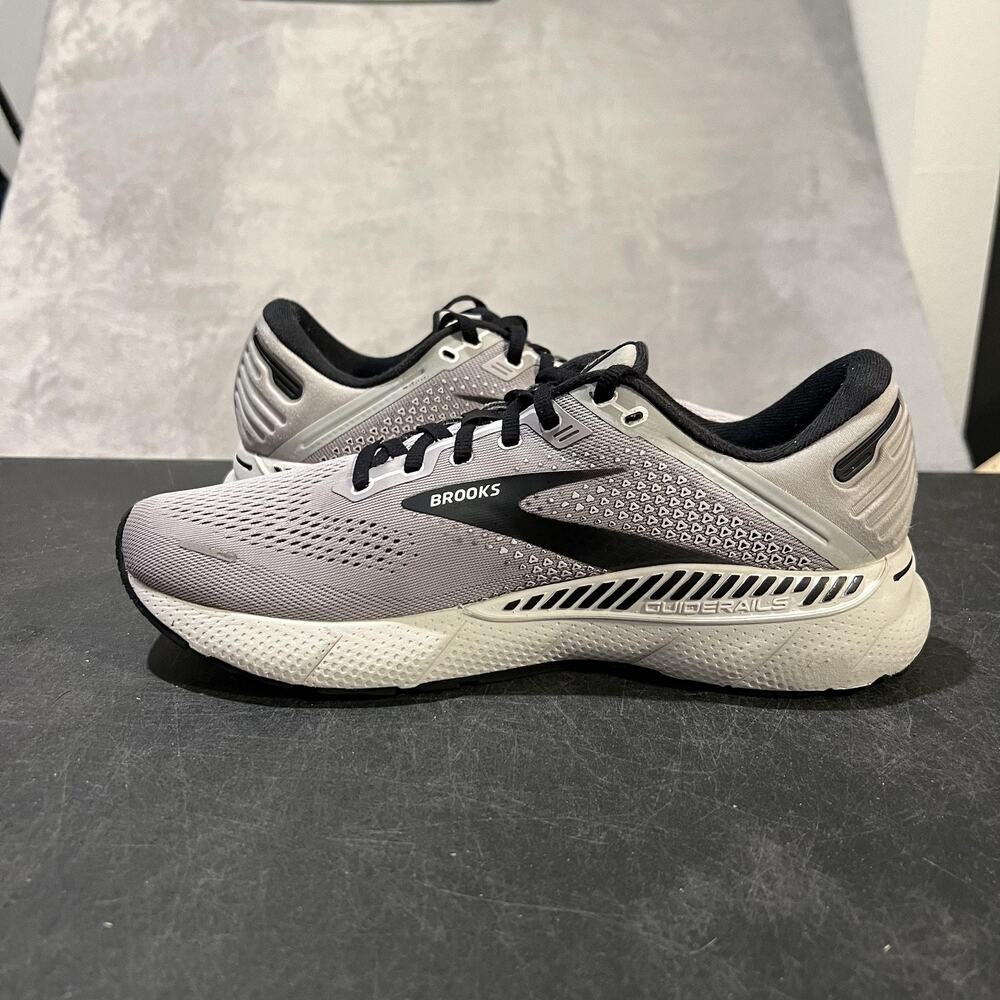 Brooks Adrenaline GTS 22 Running Shoes Mens Size 9.5 Gray Stability Sneakers - Picture 8 of 12